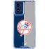 MLB New York Yankees Split Moto G 5G (2024) Clear Case